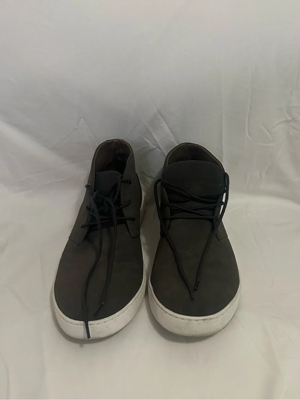 Aldo Men's Dark Gray Chukka Boots with White Sole